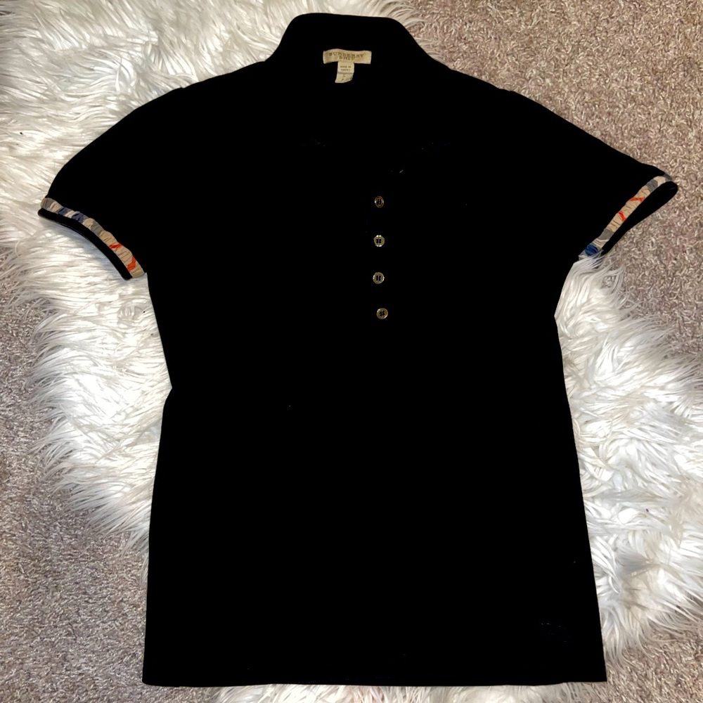 Buberry Brit women small button up shirt.